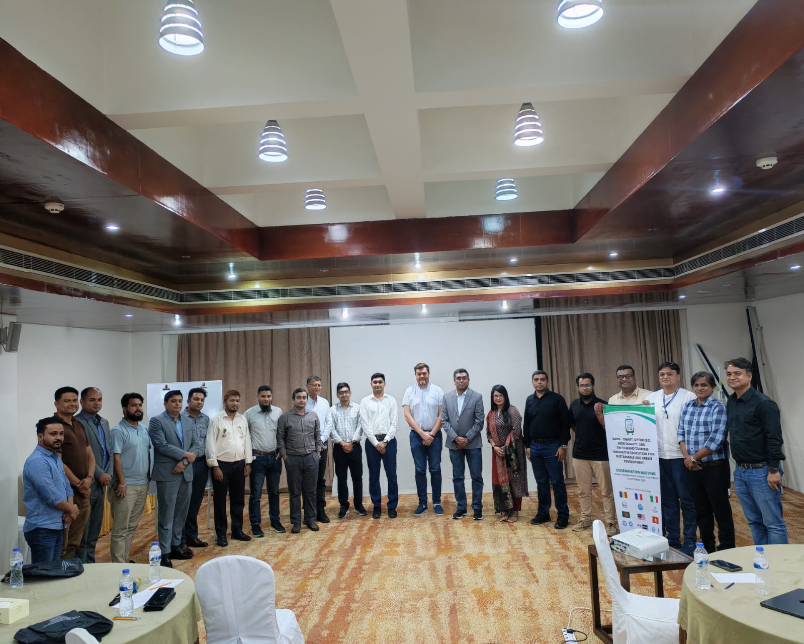 AIUB Team participated in 3rd Transnational Project Meeting of Erasmus SOHO project